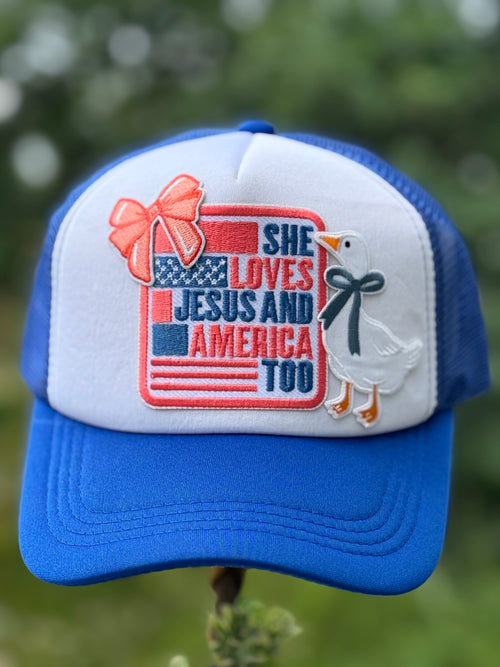 Woman’s custom trucker hats